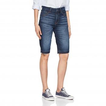 G-STAR RAW 3301 High Straight Short Rp Wmn, Pantalones Cortos para Mujer, Azul