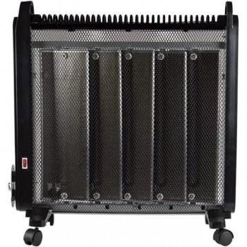 RADIADOR DE MICA CON TEMPORIZADOR Y MANDO GAMA ASTANA NEGRO X 1000-2000 W