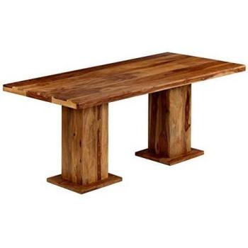 vidaXL Madera Maciza Mesa de Comedor Sheesham 175x90x77 cm Salón Casa Hogar