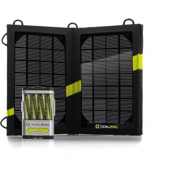 Goal Zero Nomad 7 Guía 10+ - Cargador solar USB, color negro