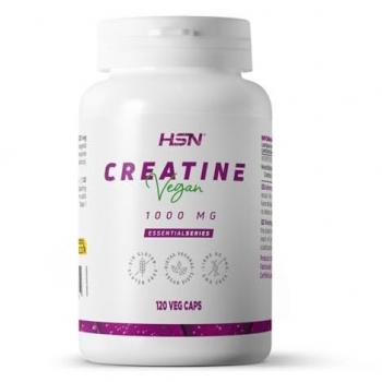 Creatina Monohidratada 1000mg - 120 Cápsulas Vegetales, 3g de Creatina Pura, No-GMO, Vegano, Sin Gluten, Informe de Pureza