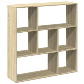 Librería divisor de madera ingeniería roble Sonoma 102x29x103,5 cm