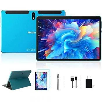 Tablet 10 Pulgadas HD IPS Ultra Rápido Android 10 Pro MEBERRY 8-núcleos 1.6Ghz 4GB+64GB Tableta 128GB Expandible - Certificación Google GMS, 8000mAh | WI-FI | Bluetooth | GPS