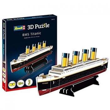 Revell- RMS Titanic 3D Puzzle, Multicolor