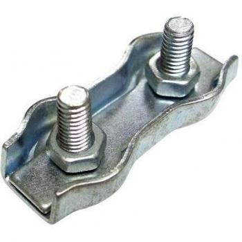WOLFPACK 1022265 Sujetacables Plano Doble 5 mm.