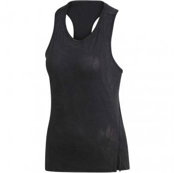 adidas Aeroknit Tank-Linear Floral Jacquard, Mujer, Negro