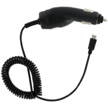 Kit - Cargador de coche para Blackberry 8520 Curve, color negro