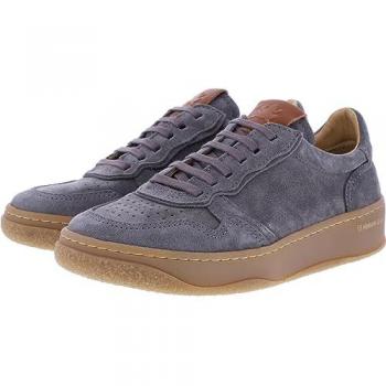 Zapatillas El Naturalista Unisex de Piel N5844S en Gris, Planas con Cordones, Casual, Ancho 36 EU