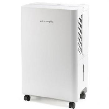 Deshumidificador Orbegozo DH 1245 - 12L/día, ajuste de humedad, conexión para desagüe, capacidad tanque 2.5L, color blanco