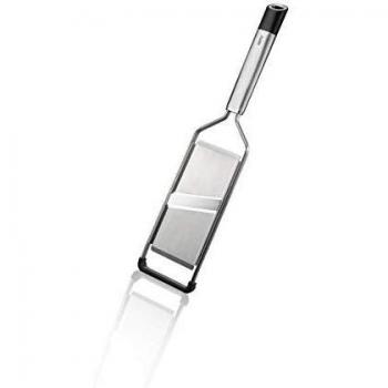 Mandolina de Verduras y Patatas PRIMELINE con Cuchilla Ultra Afilada, Acero Inoxidable, Ajuste de Grosor 3 mm, Lavable en Lavavajillas