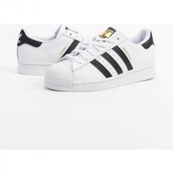 Adidas Originals Superstar Women's Classic Low Top Sneakers - White/Black