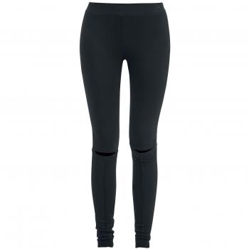 Forplay Leggings con Cortes en Rodillas Leggings Negro S