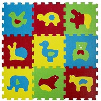 Tappeto Puzzle Ludi 2 in 1 Animali Basic