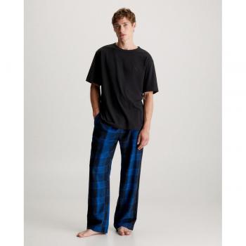 Calvin Klein - Conjunto de pijama con pantalón, material suave y cómodo, diseño moderno, incluye camiseta de manga corta y pantalón largo, disponible en varias tallas y colores