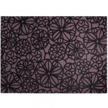 Esprit Alfombra, Society Circle ESP de 6100 - 01 negro/Esprit Alfombras, poliacrílico, negro, 160 x 230 cm