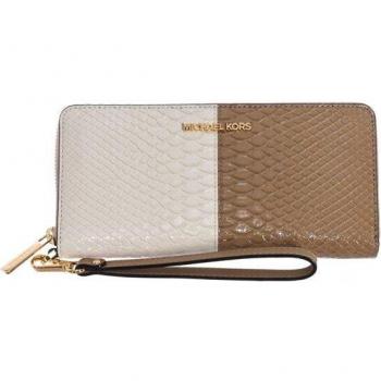 Monedero para smartphone Michael Kors 34F9GAFW4L mujer cuero marrón un tamaño
