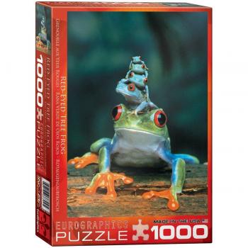 Puzzle Eurographics - Rana de Ojos Rojos, 1000 piezas