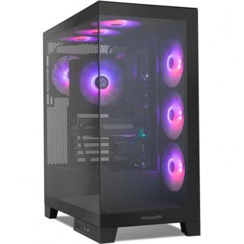 NOX Hummer GLOCK ARGB Semitorre ATX Cristal Templado USB-C Negra