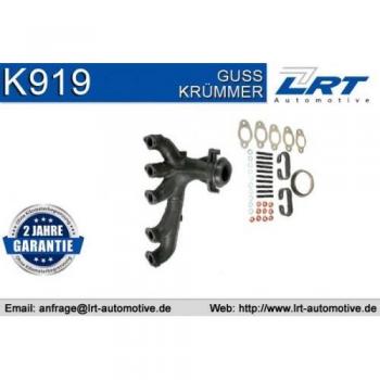 Colector de escape LRT K919 para Volkswagen Transporter 4, sistema de escape con piezas de ensamblaje