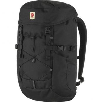 Mochila Fjällräven Skule Top 26L negra, capacidad de 26 litros, fabricada en material resistente al agua, con compartimento principal amplio, bolsillo frontal con cremallera, correas ajustables y acolchadas