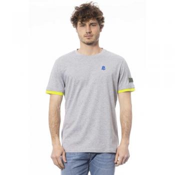 Invicta Gray Cotton T-Shirt - M