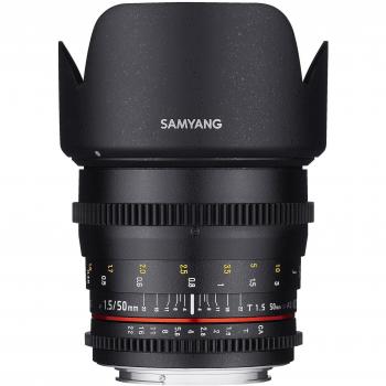 Samyang F1311101101 - Objetivo para vídeo VDSLR para Canon EF