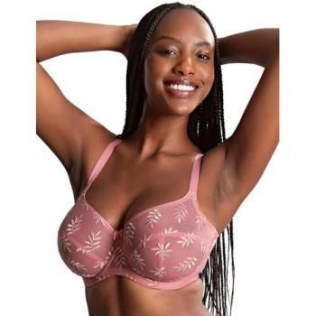 Panache Women's Tango Balcony Bra - Soft Pink Polyamide - Size 34DD