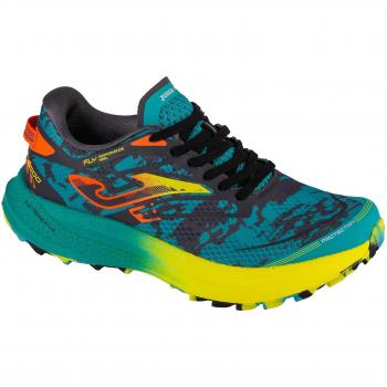 Zapatillas de trail Joma TR-6000 2417 verde negro hombre, talla 46, color azul amarillo negro