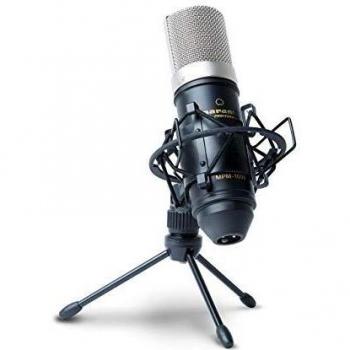 Marantz Professional MPM-1000 - Studio Recording Condenser XLR Microphone with Desktop Stand and Cable – For Podcast and Streaming Projects