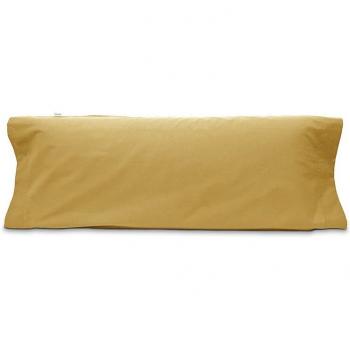 Funda de almohada Guy Laroche lisa pure 45x110 cm. color mostaza