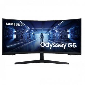 Samsung Odyssey G5 LC34G55TWWPXEN 34 Curved Ultra-Wide QHD VA Gaming Monitor, 3440 x 1440, 1ms, 165Hz, FreeSync Premium, Black