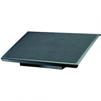 Reposapiés Profesional Fellowes Metal Negro Ajustable 13.5x38x63.5 cm