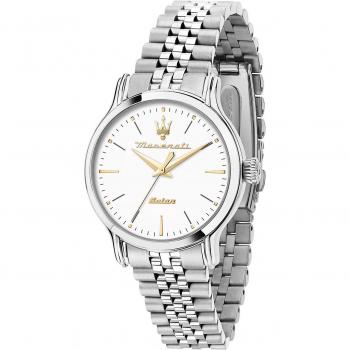 Maserati Epoca Solar Women's Watch 34mm 100M Stainless Steel Analog Quartz