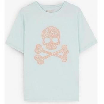 Camiseta de niño 100% Algodón con calavera frontal de Scalpers