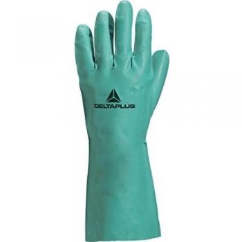Delta plus guantes sinteticos - Guante nitrilo verde 30cm talla 8,5