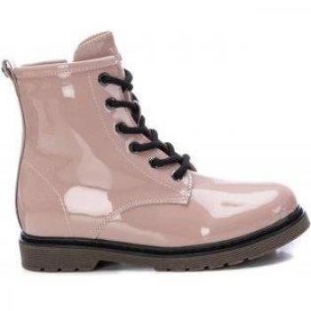 Botines Xti Kids 150643 para niña en color nude con cierre de cremallera