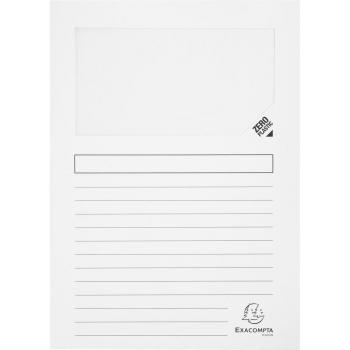 Subcarpetas Exacompta Super con ventana transparente Blanco A4 (100 unidades)