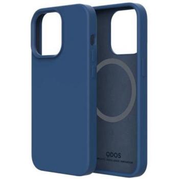 Funda QDOS Touch Pure Azul Marino para iPhone 13, Carcasa Flexible y Protectora de 15,5 cm (6.1 pulgadas) con Cierre a Presión