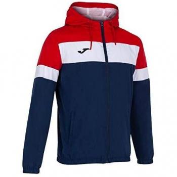 Joma Crew IV Chubasquero Caballero, Hombres, Marino-Rojo, L