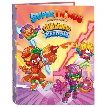 Guardians of Kazoom - Safta Carpeta Folio 4 Anillas Mixtas con Diseño Único y Licencia Oficial