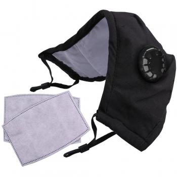 Mascarillas Antipolvo Adult PM 2,5 polen mascarilla antipolvo lavable anti-vaho anti polvo Máscara antibacteriana filtro de carbón activado Earloop boca máscara con 2 filtros