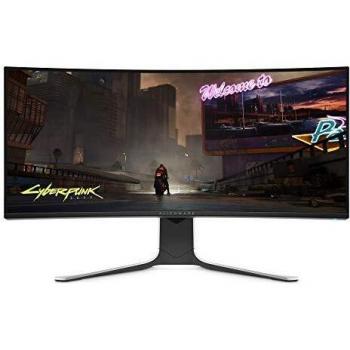 Alienware AW3420DW - Pantalla para PC Gaming 34 UltraWide Quad HD LCD con retroiluminación LED IPS 120Hz 2 ms NVIDIA G-Sync Negro, Blanco