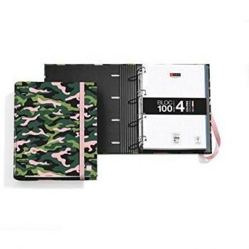 Miquelrius carpeta bloc con recambio pink jungle