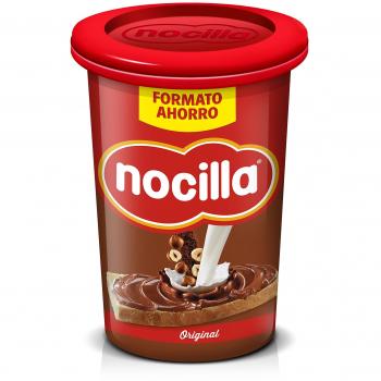 Nocilla Original: crema de cacao natural con avellanas - Sin aceite de palma - 2 envases de 650 gramos -
