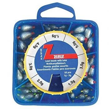 Zebco Tropfenblei Sortiment 3,0 - 8g 35st