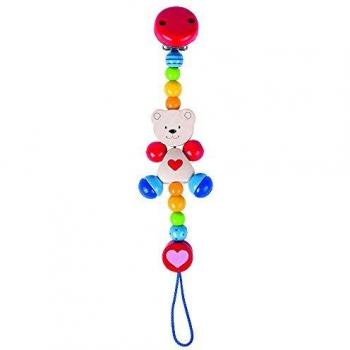 Cuelgue Heimess Chupete - Oso con el corazón - 21 cm
