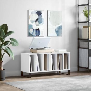 Soporte de madera multicapa blanco 100x38x48 cm