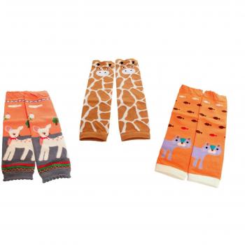 Calentadores de bebé y niños Niñas en pack de 3, en rosa, rojo, set de regalo multicolor Multis Talla única
