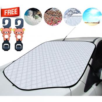 protector parabrisas coche funda protectora parabrisas parabrisas hielo para Nieve antihielo Sombreado del sol Puede hacer almohadilla al aire libre Tamaño（143*123cm)