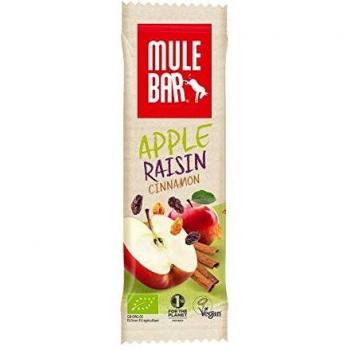 MULEBAR Barrita Proteica de Manzana, Pasas Y Canela, 40 G